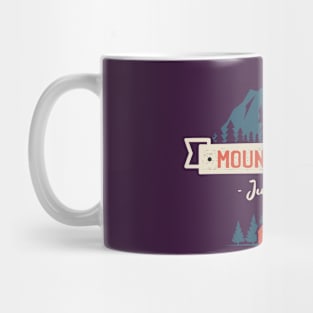 mountain life by trumpkins design Mug